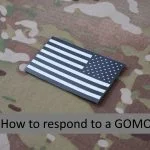 A picture containing a military uniform, subdued color US Flag patch; local filing GOMOR, how to respond to a GOMOR; GOMOR filed locally.