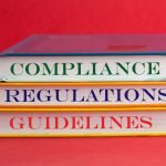 three books stacked on top of each other on a red background with the words compliance, regulations, and guidelines written on the bottom side of the book article; 92 ucmj compliance; ucmj article 92; article 92