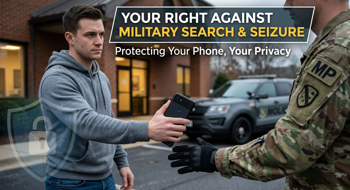 Can Military Law Enforcement Search my Phone?